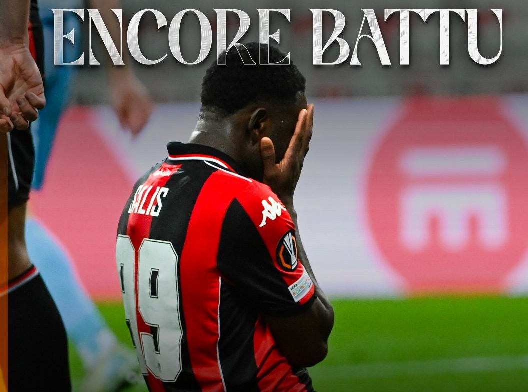 Thua Freiburg 1-3, Nice đã trải qua 16 trận liên tiếp không thắng ở đấu trường châu Âu.