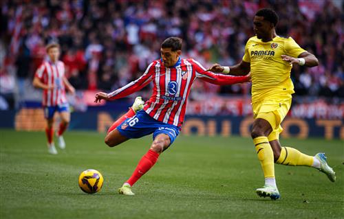 Atletico Madrid đấu với Villarreal